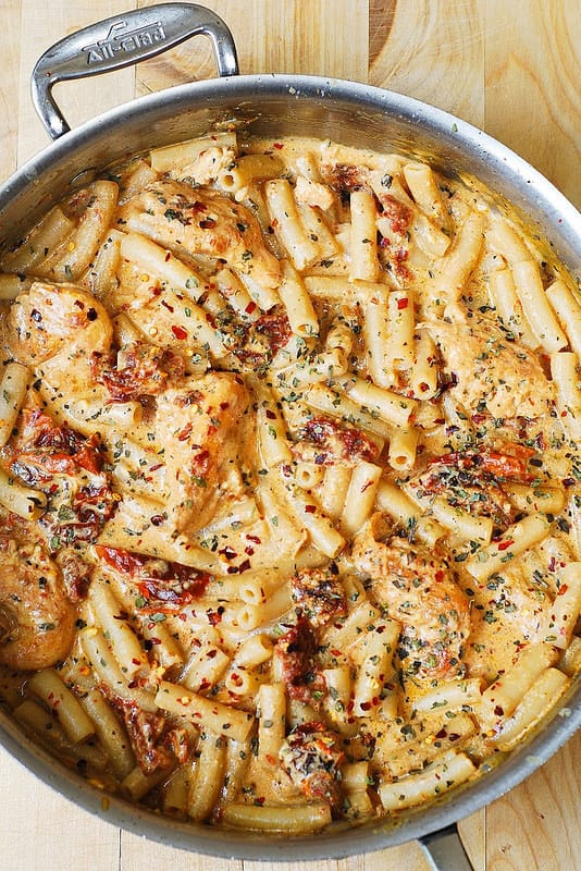 Easy Sun-Dried Tomato Pasta 