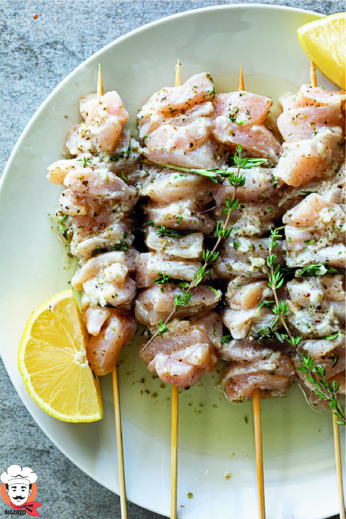 chicken skewers