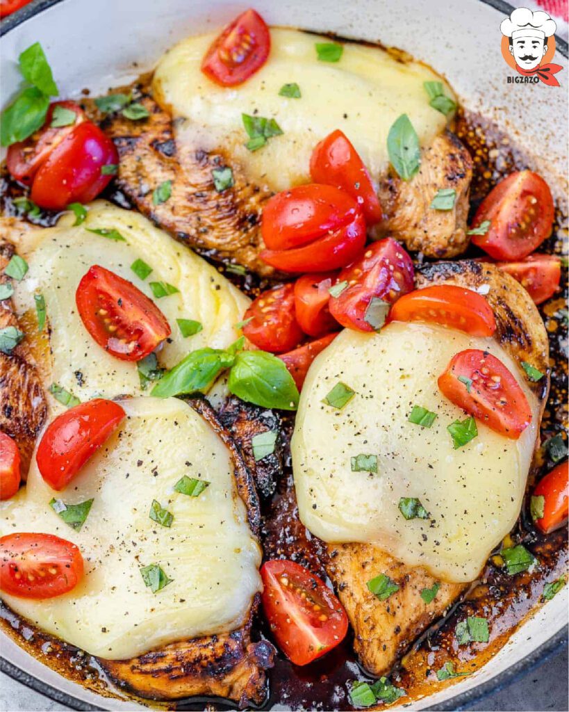 Caprese Balsamic Grilled Chicken