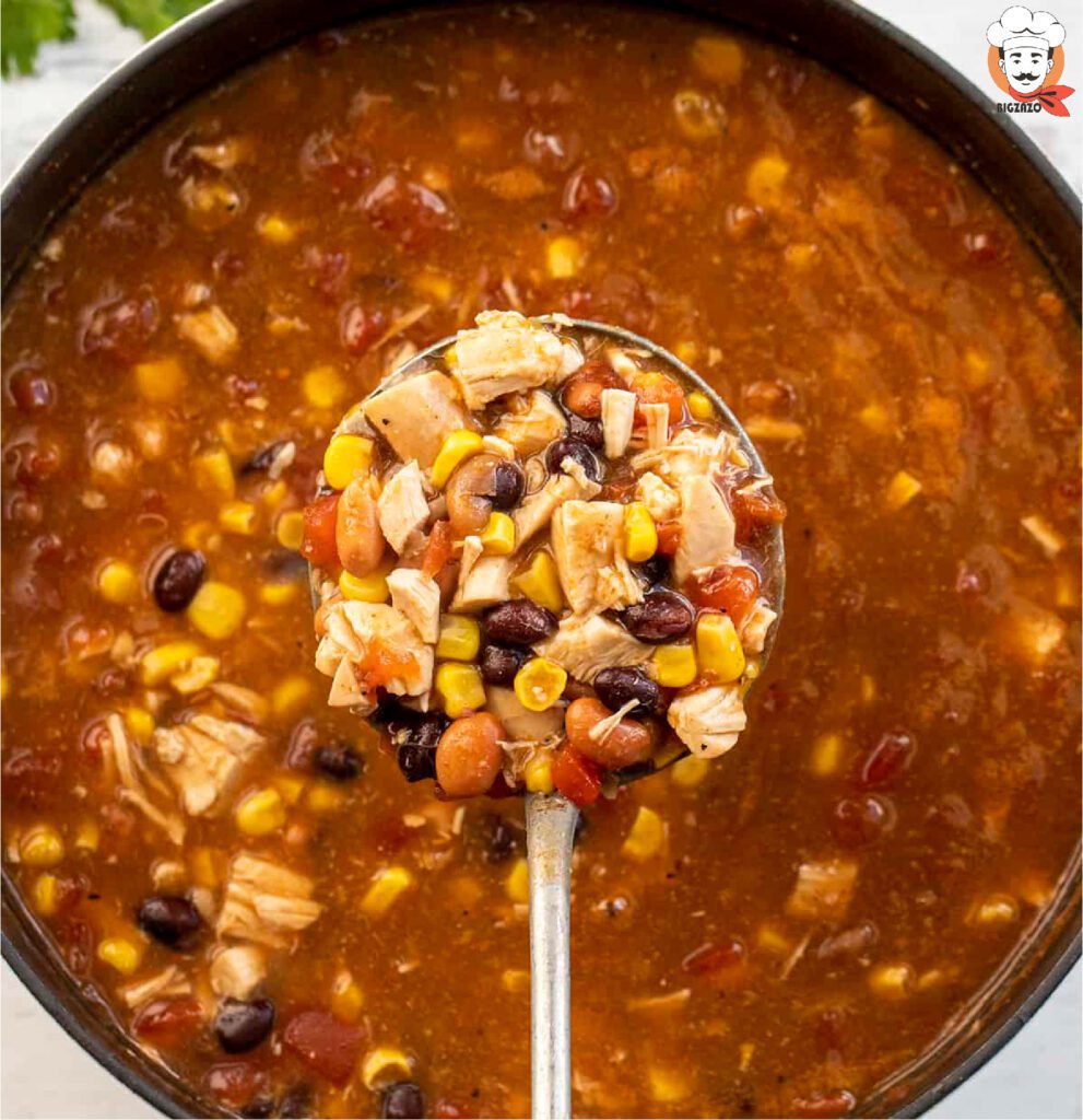 Easy Chicken Taco Soup recipe dinner