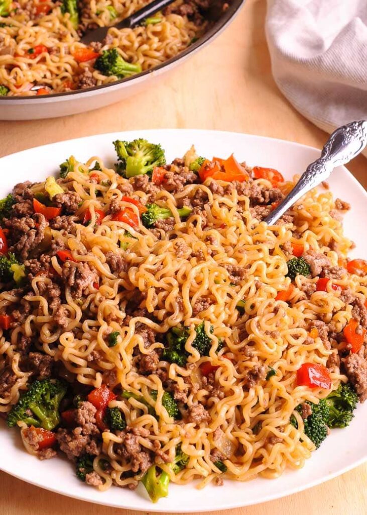 Easy Ramen Noodles Stir Fry