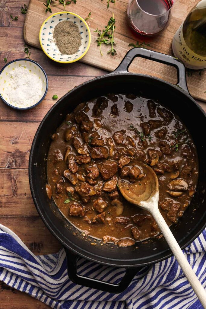 Beef Tips with Mushroom Gravy