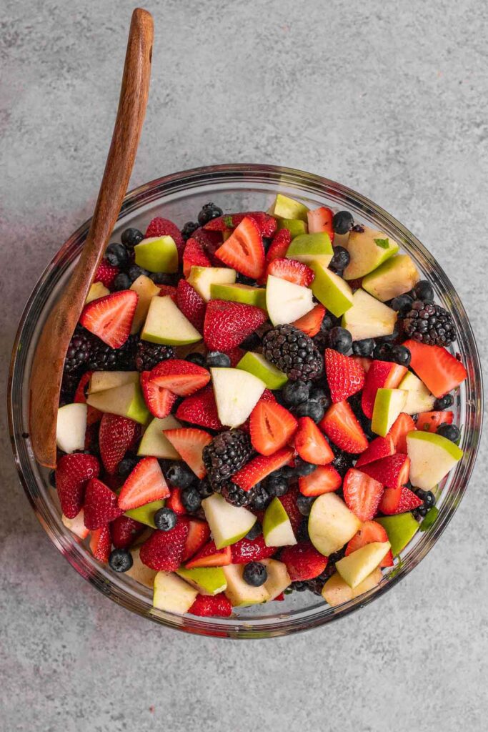 Honey Lime Berry Fruit Salad