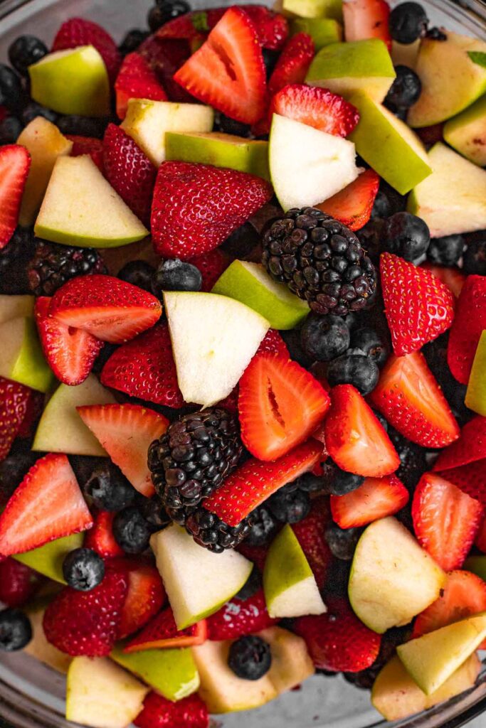 Honey Lime Berry Fruit Salad