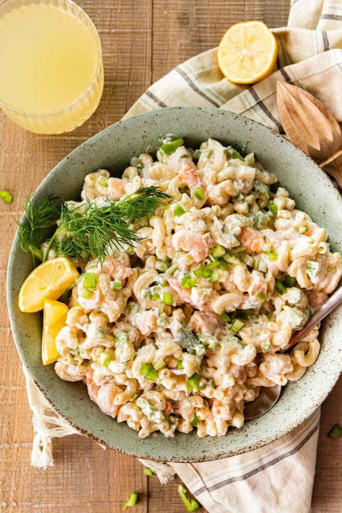 Creamy Shrimp Pasta Salad