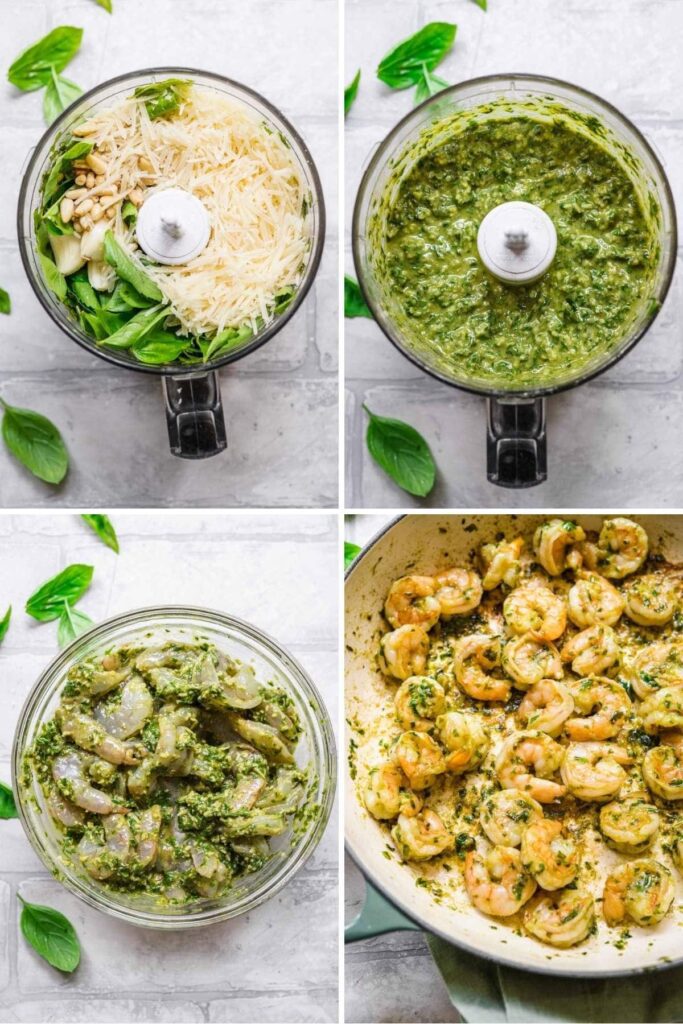 Shrimp Pesto Pasta