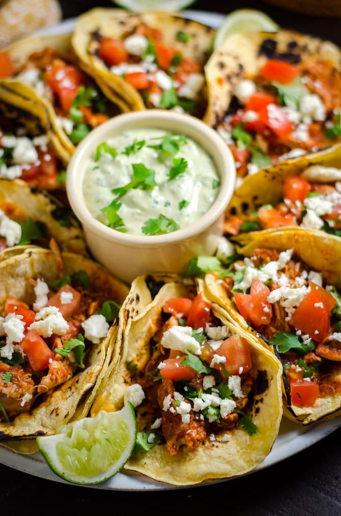 EASY COOKER SPICY SHREDDED MEXICAN CHICKEN