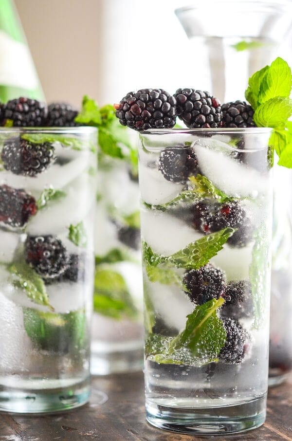 Blackberry Mint Agua Fresca