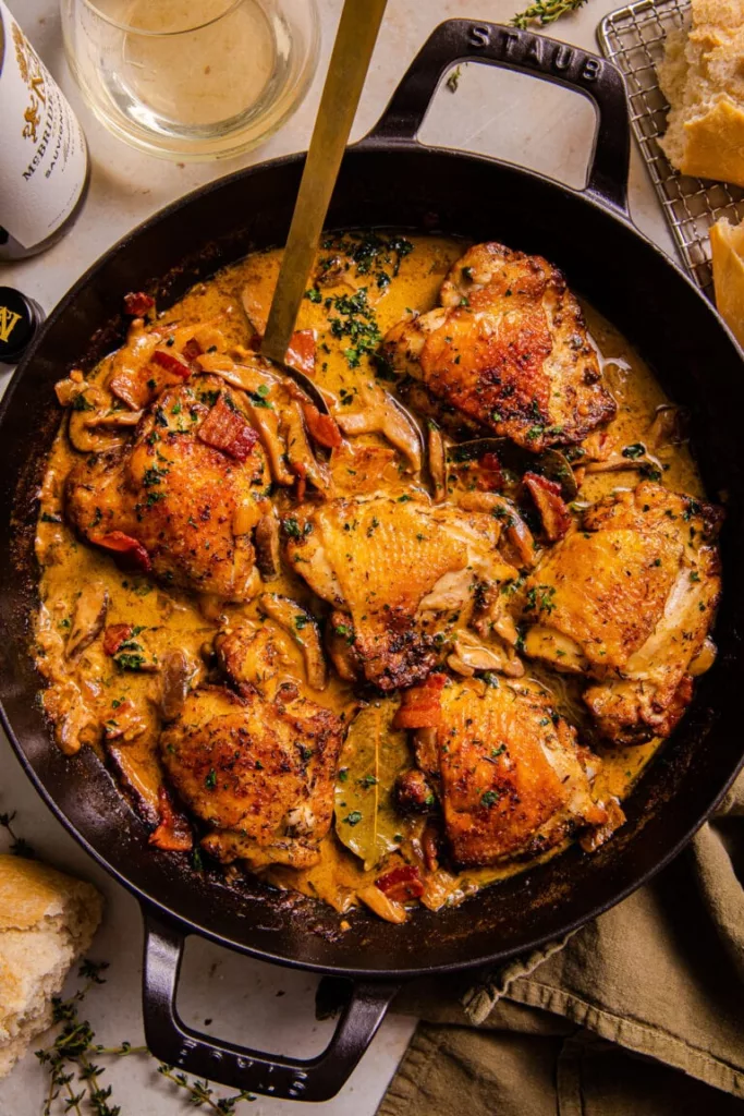 Chicken In White Wine