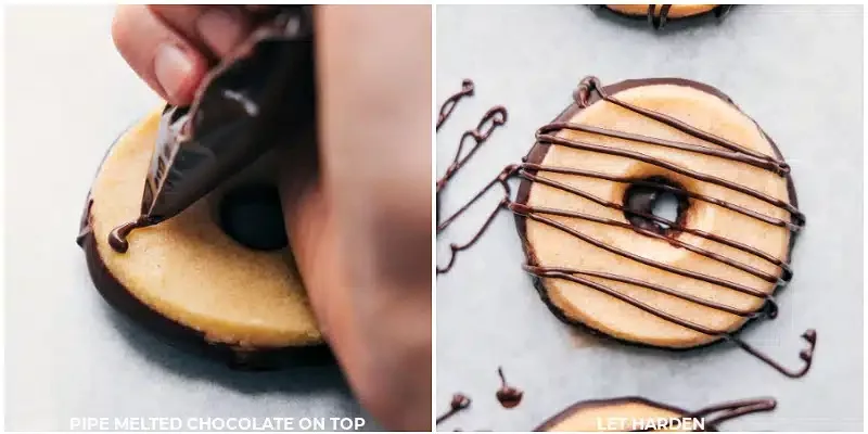 Fudge-Striped Cookies