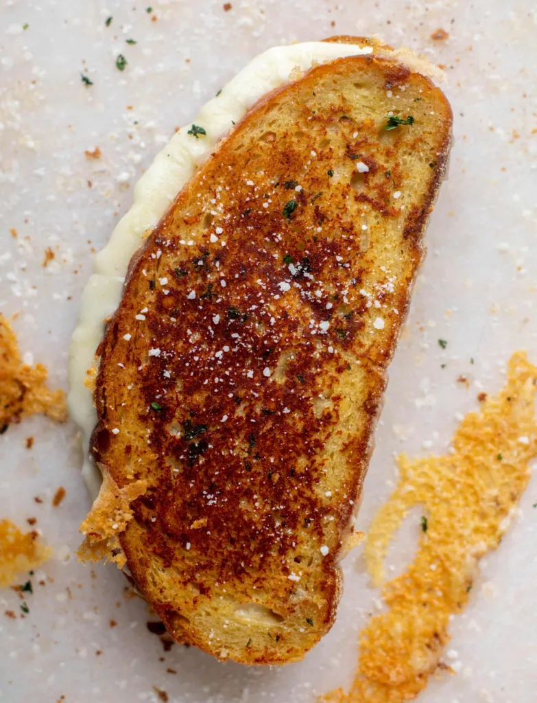 Garlic Bread Grilled Cheese