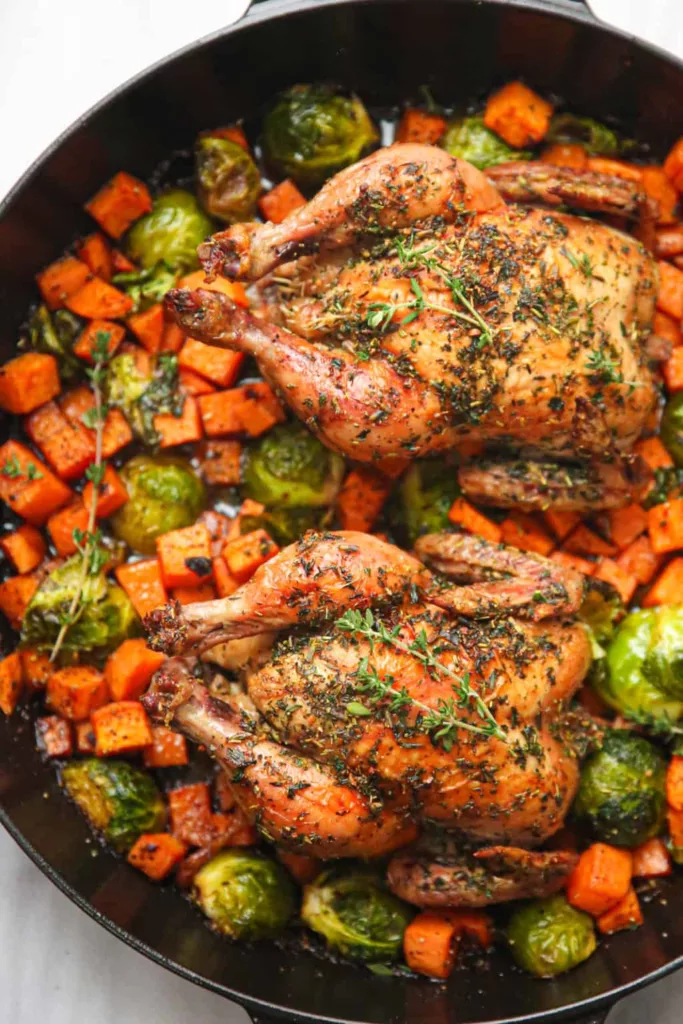 Roasted Cornish Hens