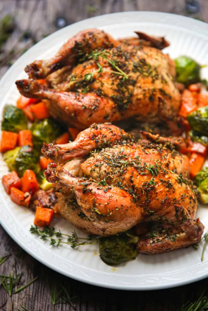 Roasted Cornish Hens