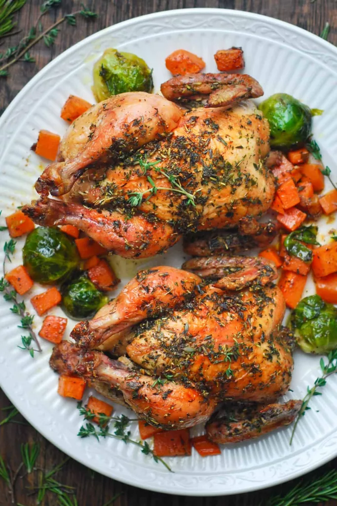 Roasted Cornish Hens