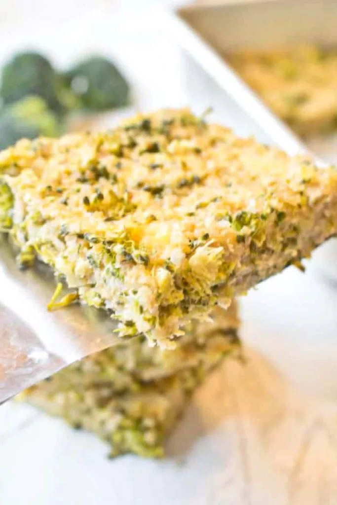 Broccoli Cheddar Quinoa Bars