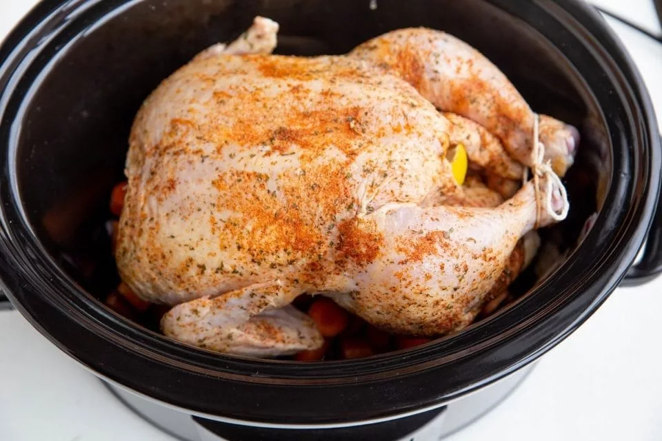 Crock Pot Whole Chicken