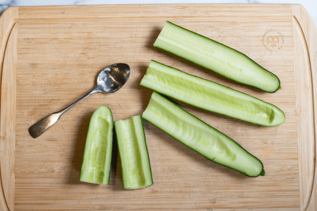 Tuna Salad Cucumber Boats