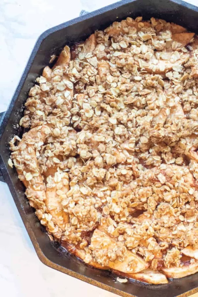 Cast Iron Apple Crisp