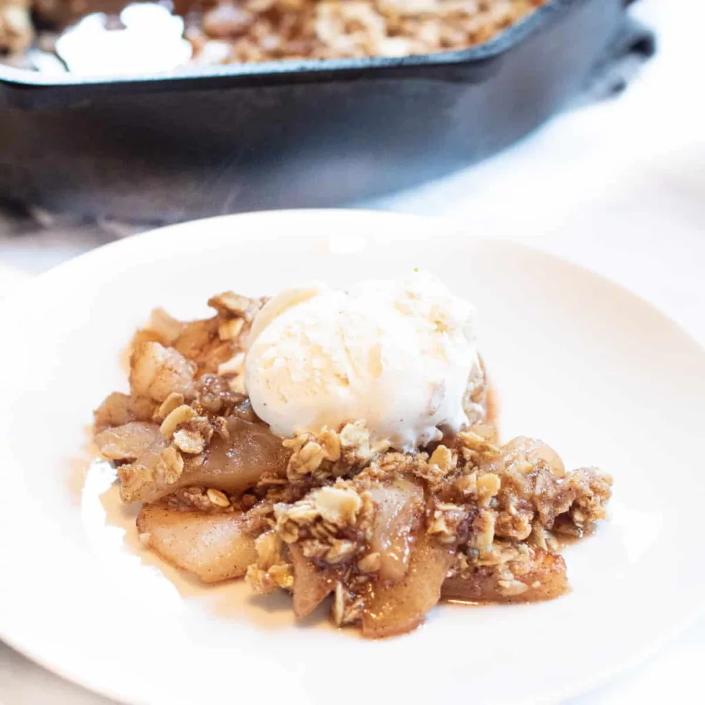 Cast Iron Apple Crisp