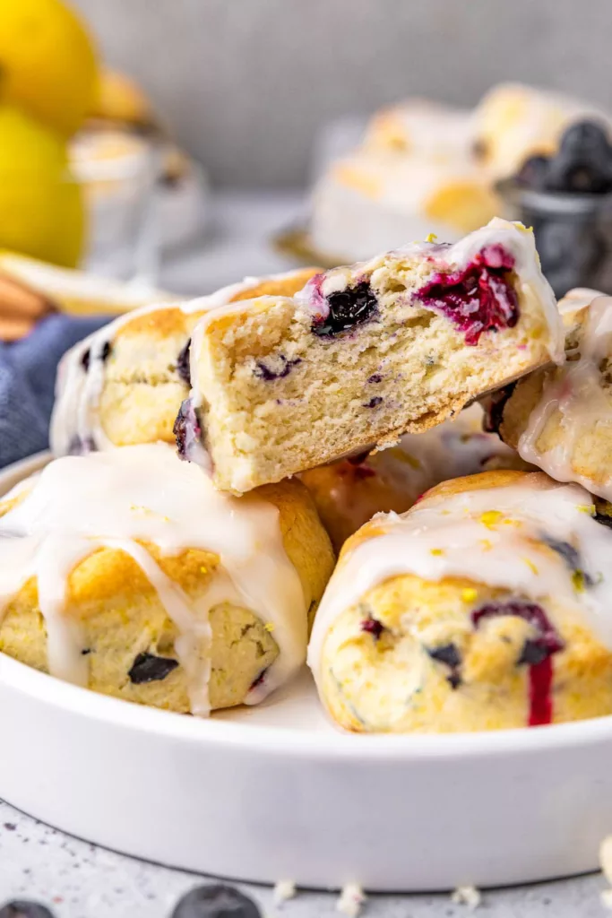 Lemon Blueberry Biscuits