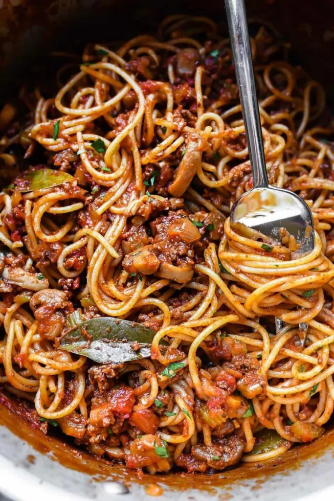 Spaghetti and Meat Sauce