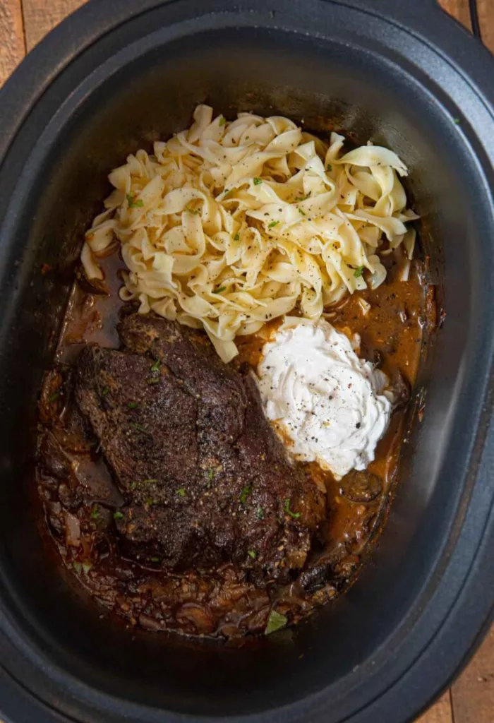 Pot Roast Beef Stroganoff