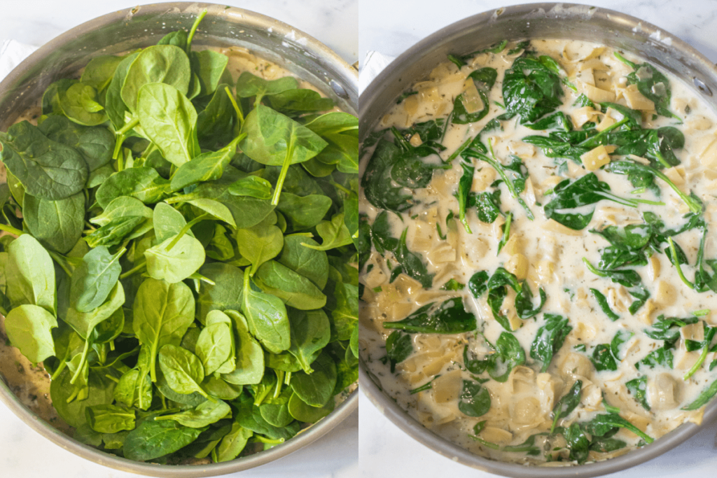 Spinach Artichoke Pasta