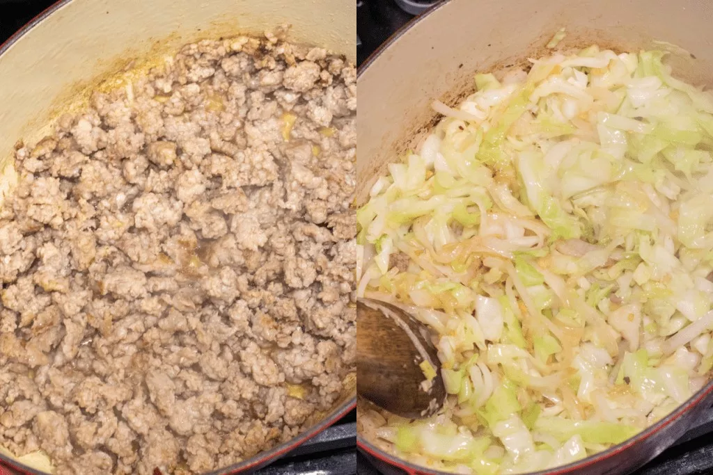 Egg Roll Cabbage Soup