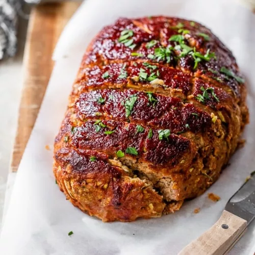 Turkey Meatloaf with Zucchini