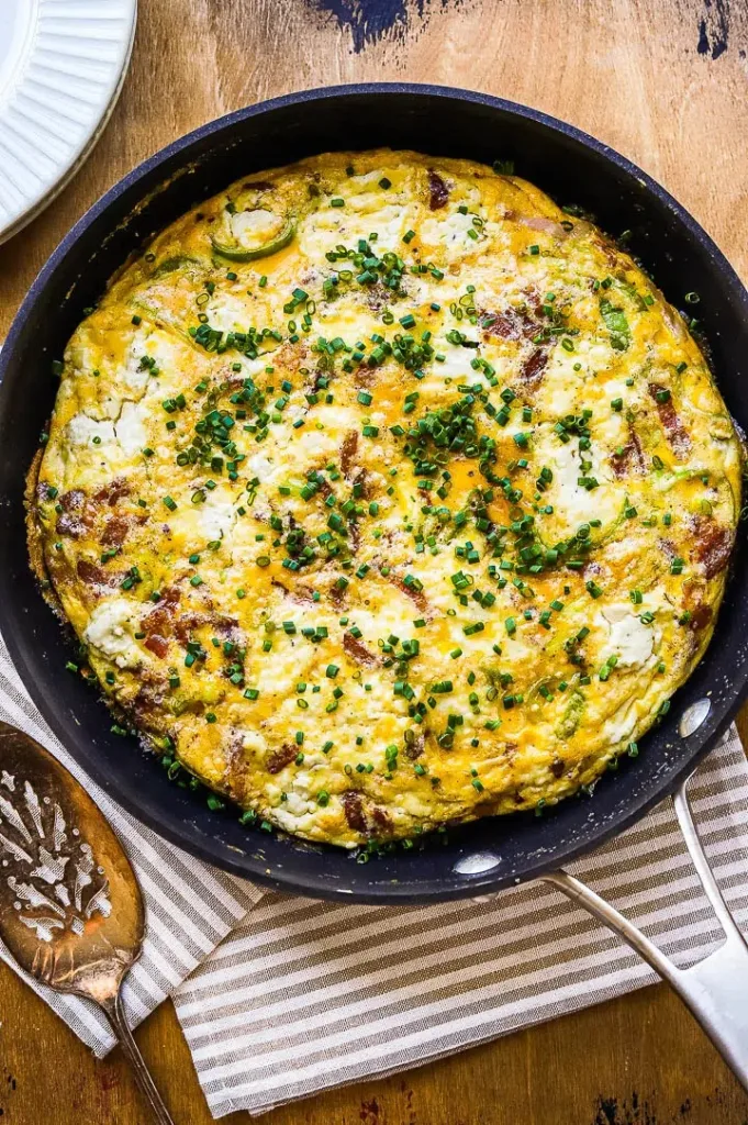 Bacon Leek Frittata