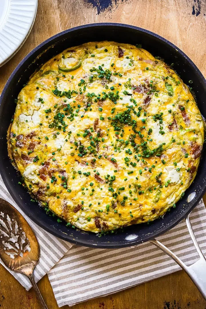 Bacon Leek Frittata