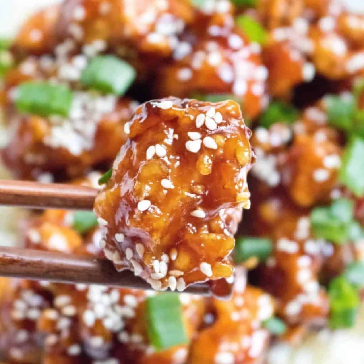 Homemade Crispy Sesame Chicken