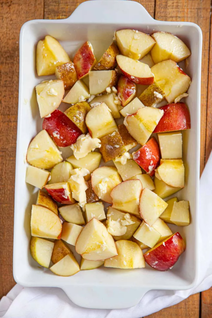 Honey Roasted Apples and Potatoes