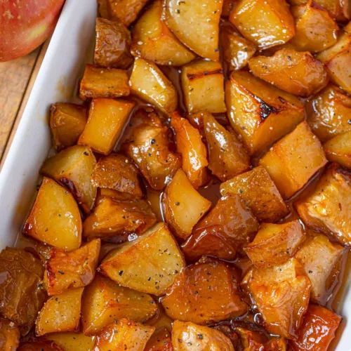 Honey Roasted Apples and Potatoes