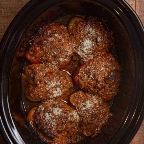 Slow Cooker Stuffed Peppers