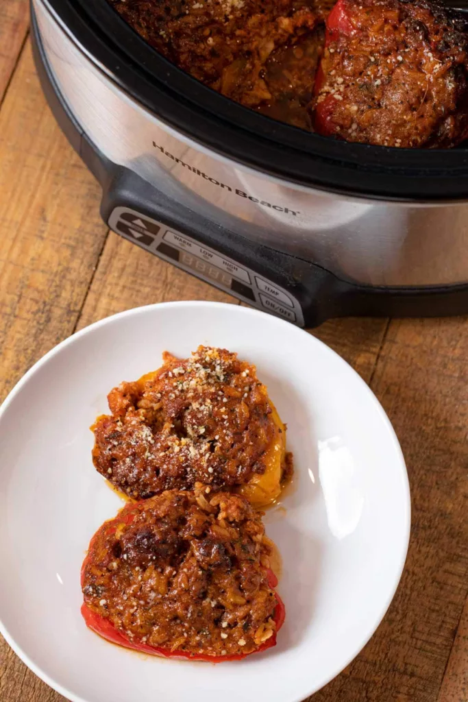 Slow Cooker Stuffed Peppers