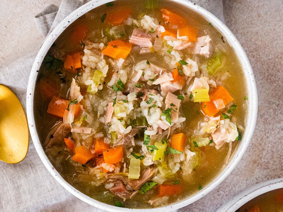 Turkey Carcass Soup