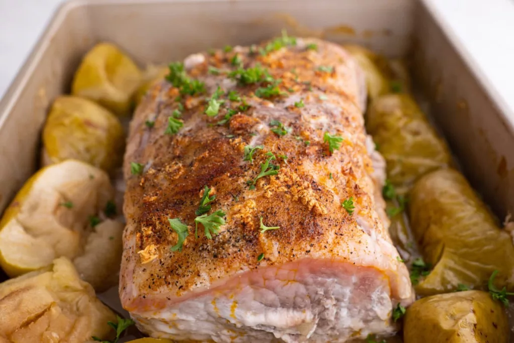 Garlic Pork Loin Roast