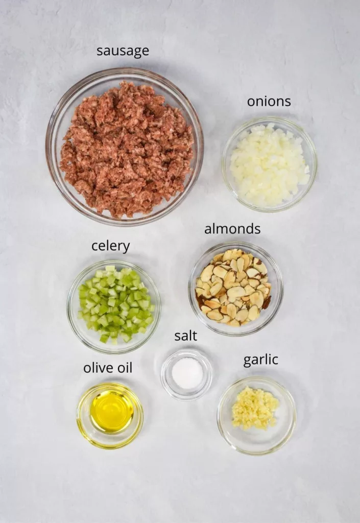 SAUSAGE STUFFED ACORN SQUASH INGREDIENTS