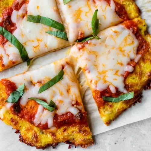 Spaghetti Squash Crust Pizza