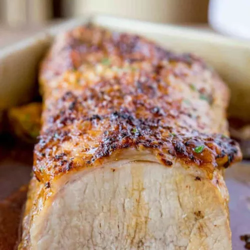 Garlic Pork Loin Roast