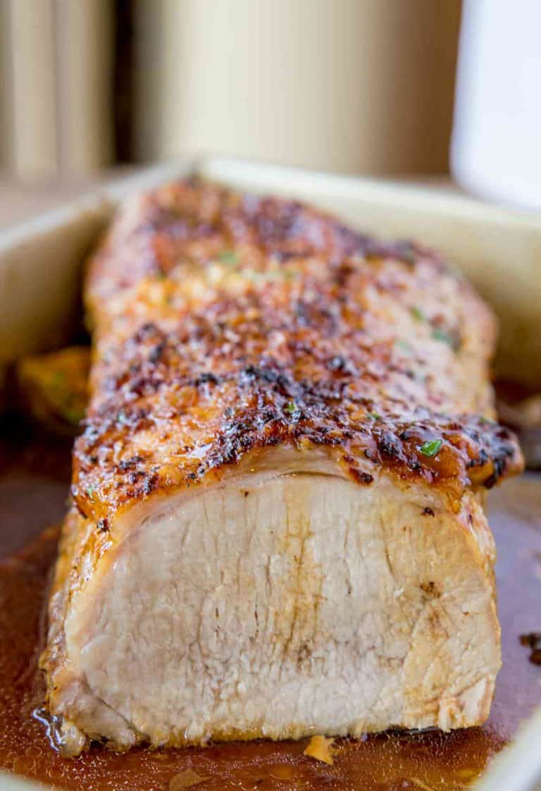 Garlic Pork Loin Roast