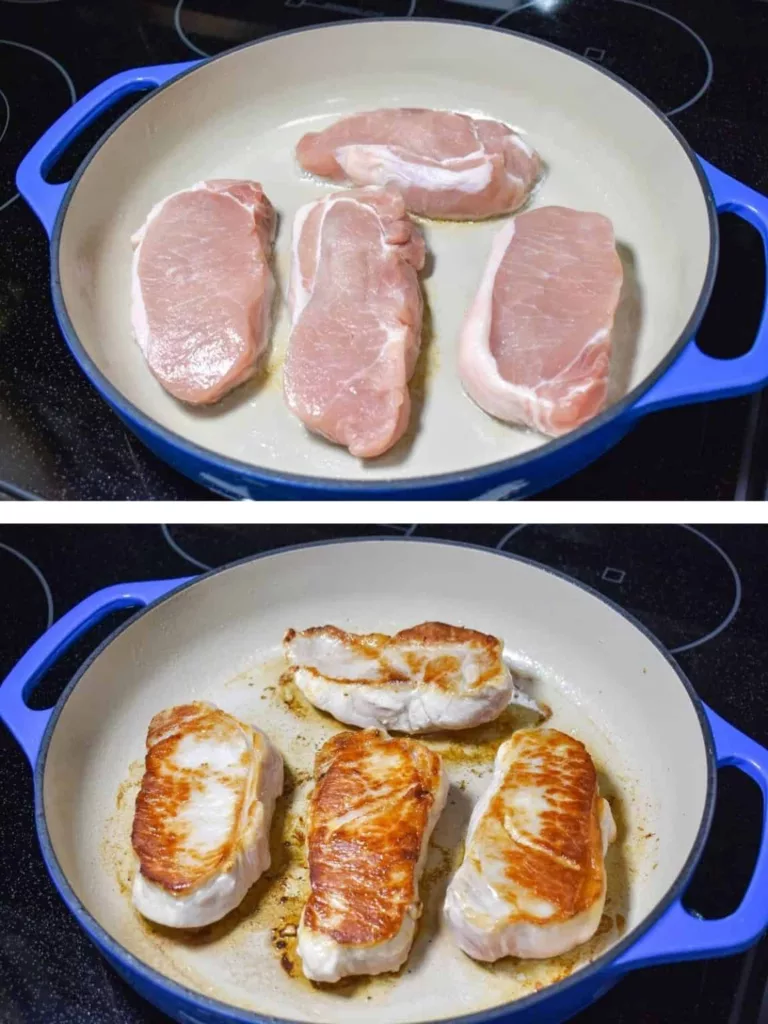 HOW TO MAKE CREAMY PORK CHOPS 