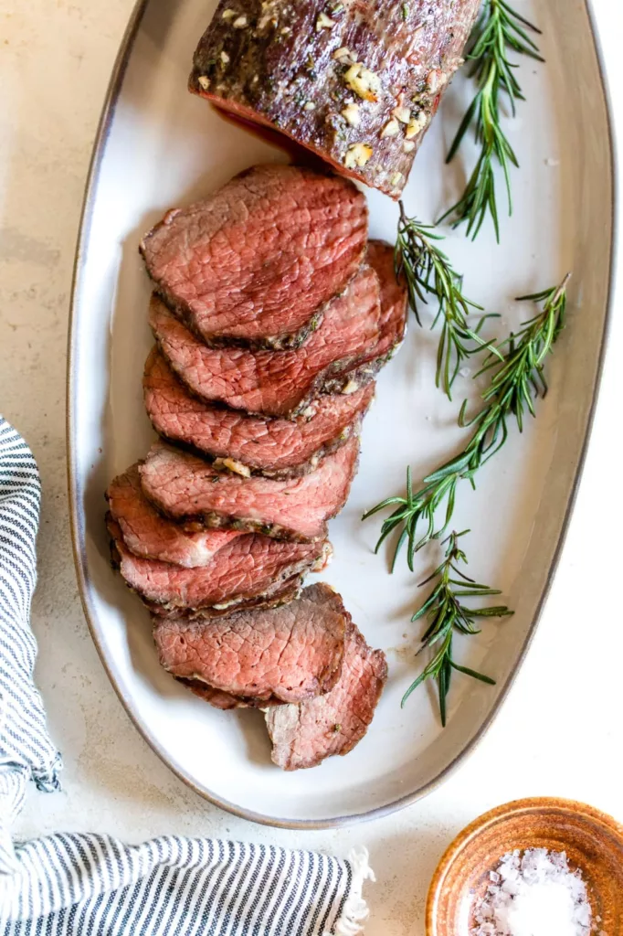 This Hands-Off Medium-Rare Roast Beef recipe is perfect if you need a roast for the holidays. It's excellent and really simple!