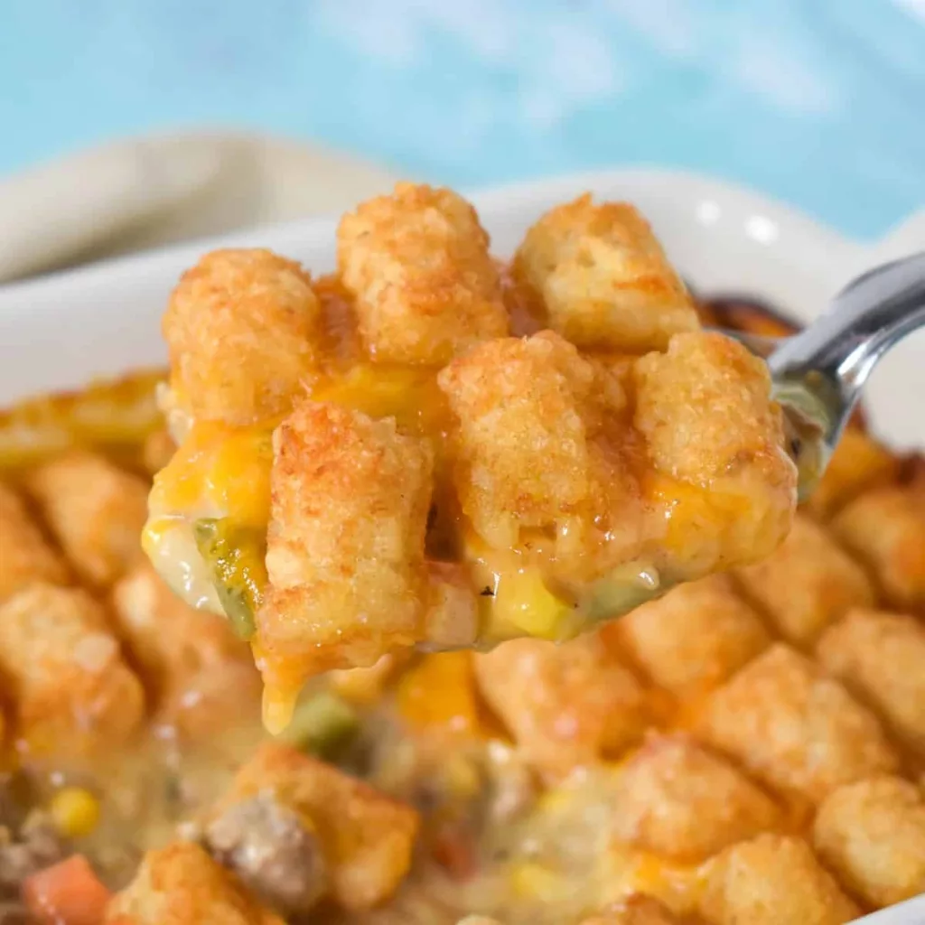 Ground Turkey Tater Tot Casserole