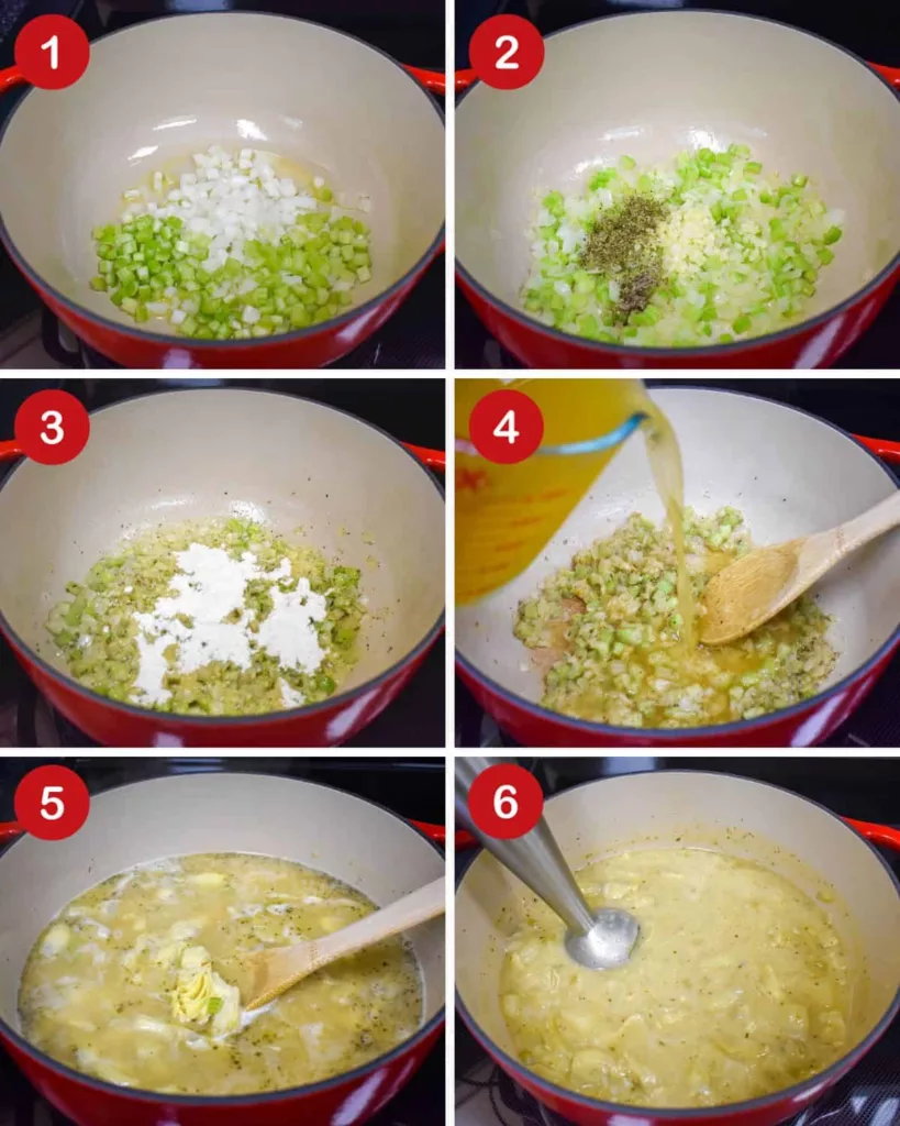 HOW TO MAKE CREAMY ARTICHOKE SOUP