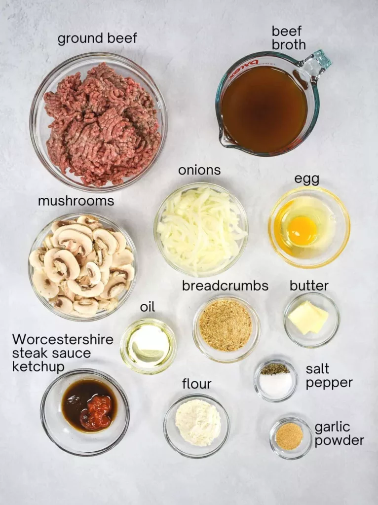 SALISBURY STEAK INGREDIENTS