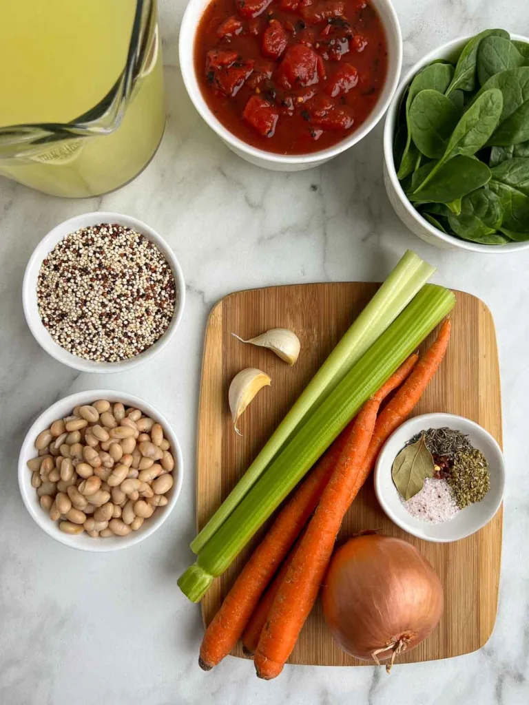 QUINOA VEGETABLE SOUP INGREDIENTS