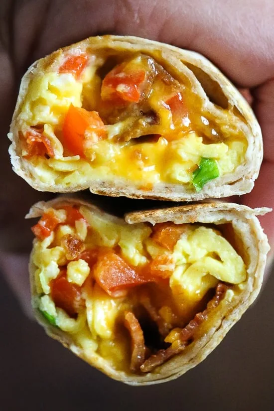 Freezer Breakfast Burritos