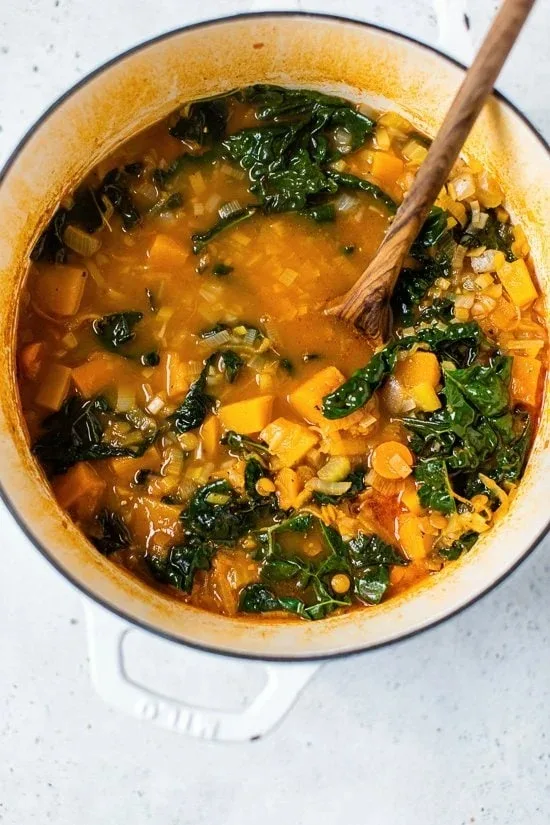 Butternut Squash Lentil Soup